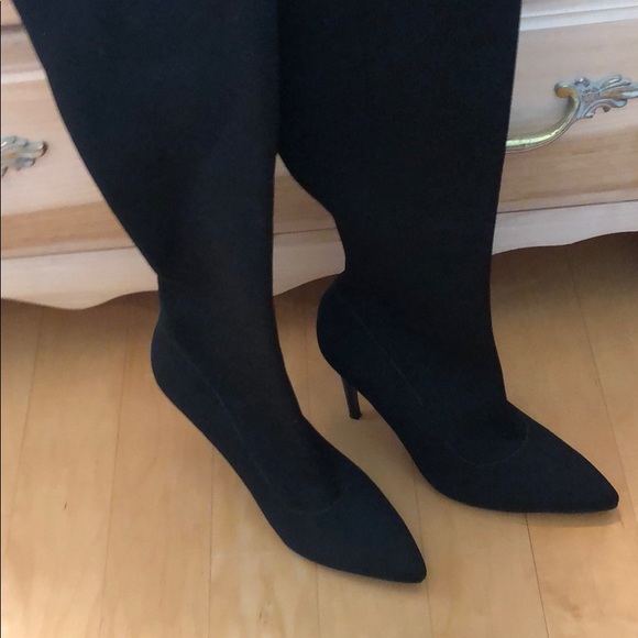 Kendall and Kylie black over-the-knee boots - Picture 2 of 5